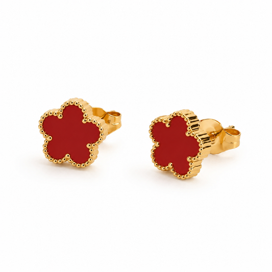"Get Lucky" Gold Earrings