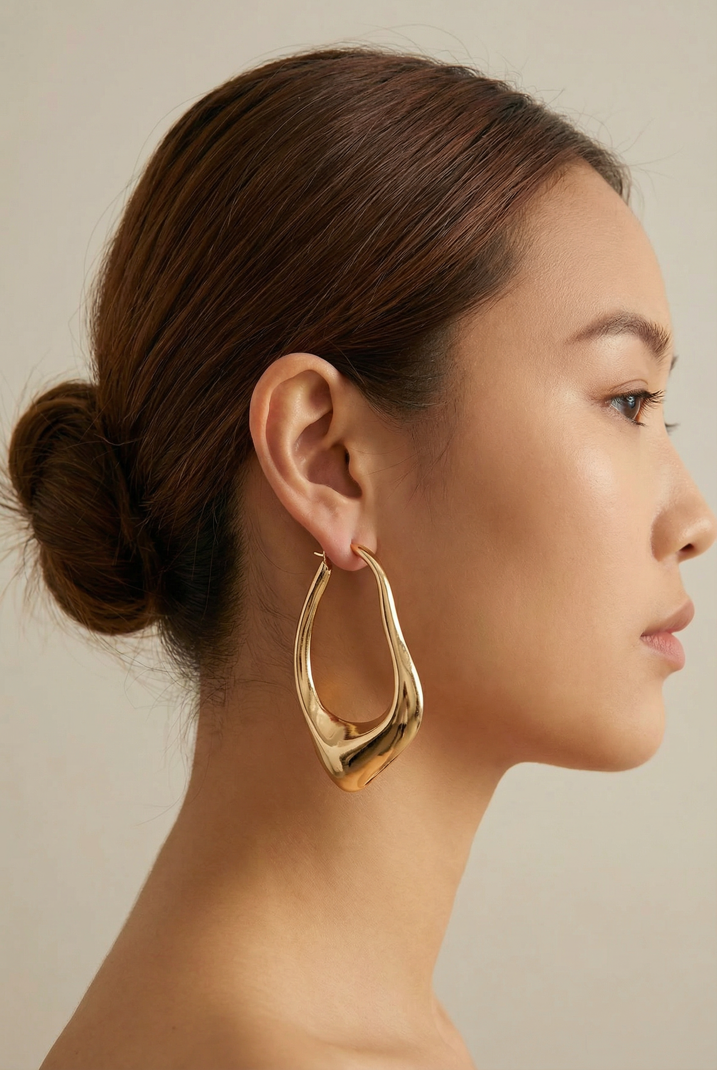 "Drip Drop" Gold Earrings