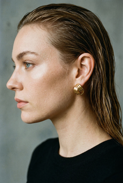 "Knot Me" Gold Earrings