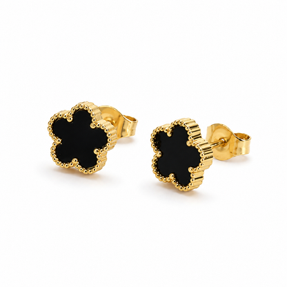 "Get Lucky" Gold Earrings