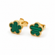 "Get Lucky" Gold Earrings