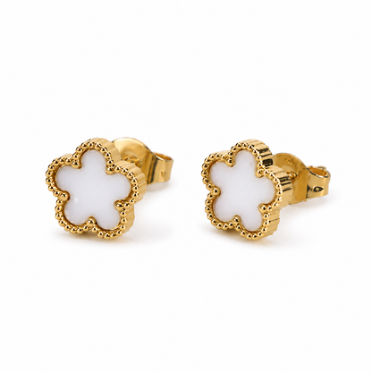 "Get Lucky" Gold Earrings